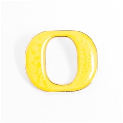 Classic Oregon O, Green, Lapel Pins, Metal, Accessories, Unisex, 2016, 26875